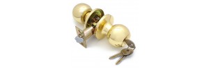 Ручка-защелка /кноб/ межкомнатная SOLLER с ключем и фиксатором B 607/6072 ETPВ золото 