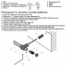 306 Держатель рейлинга ретро черный d-16 мм (Z-2A)