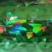 Пленка самоклеящаяся голограмма 0,45*8м М007С зеленая