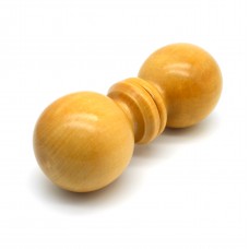Ручка-кнопка деревянная шар, лак светлая