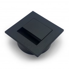 Розетка квадратная для компьютерного стола (черная)